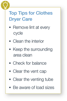 Tips for Clothes Dryer Care